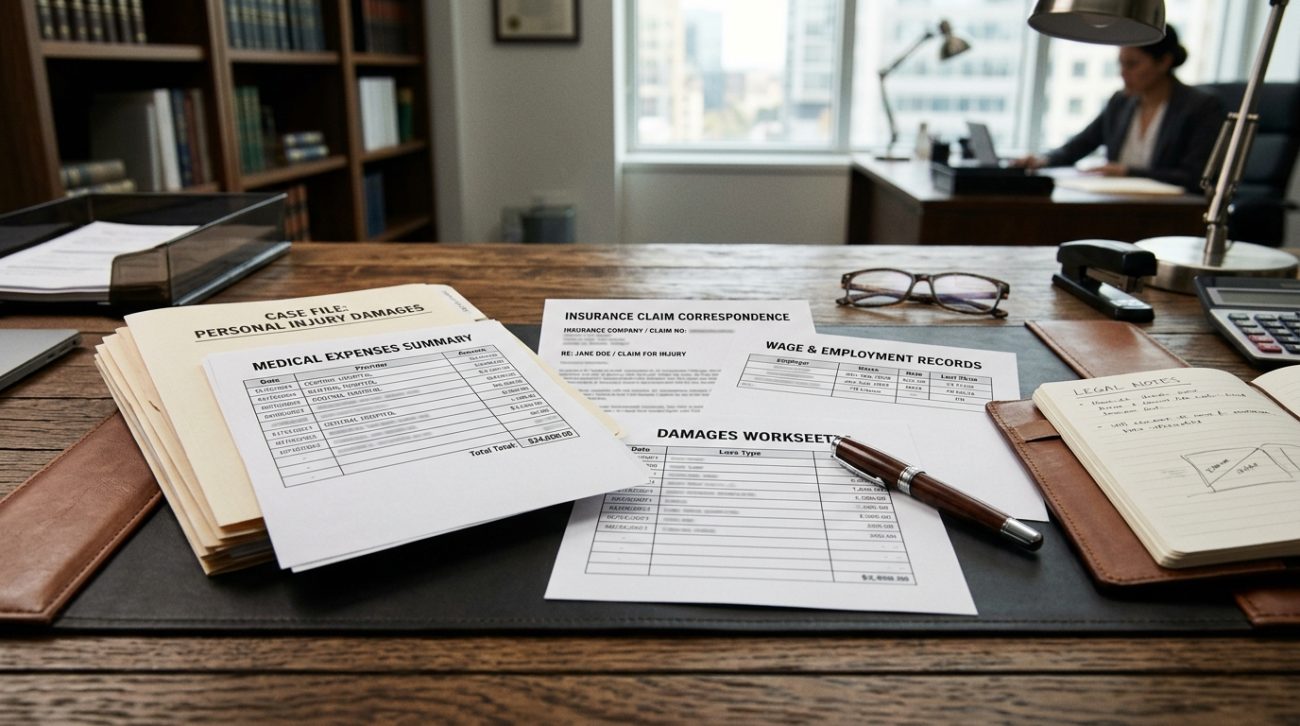 New York personal injury damages documents and medical bills